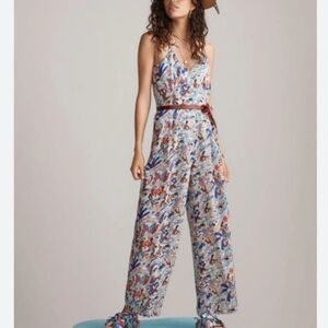 Scotch & Soda Keoni Hawaiian jumpsuit print blue